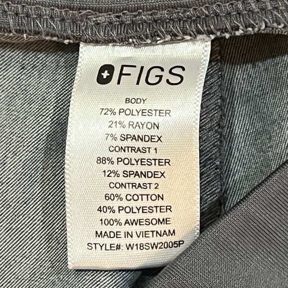 Figs Graphite Gray Zamora Joggers Scrubs Pants - Women's Size XXL - Picture 5 of 7